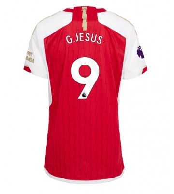 Arsenal Gabriel Jesus #9 Hjemmebanetrøje Dame 2023-24 Kort ærmer